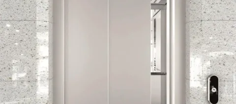 2 Panel Teleskopik Kat Kapısı